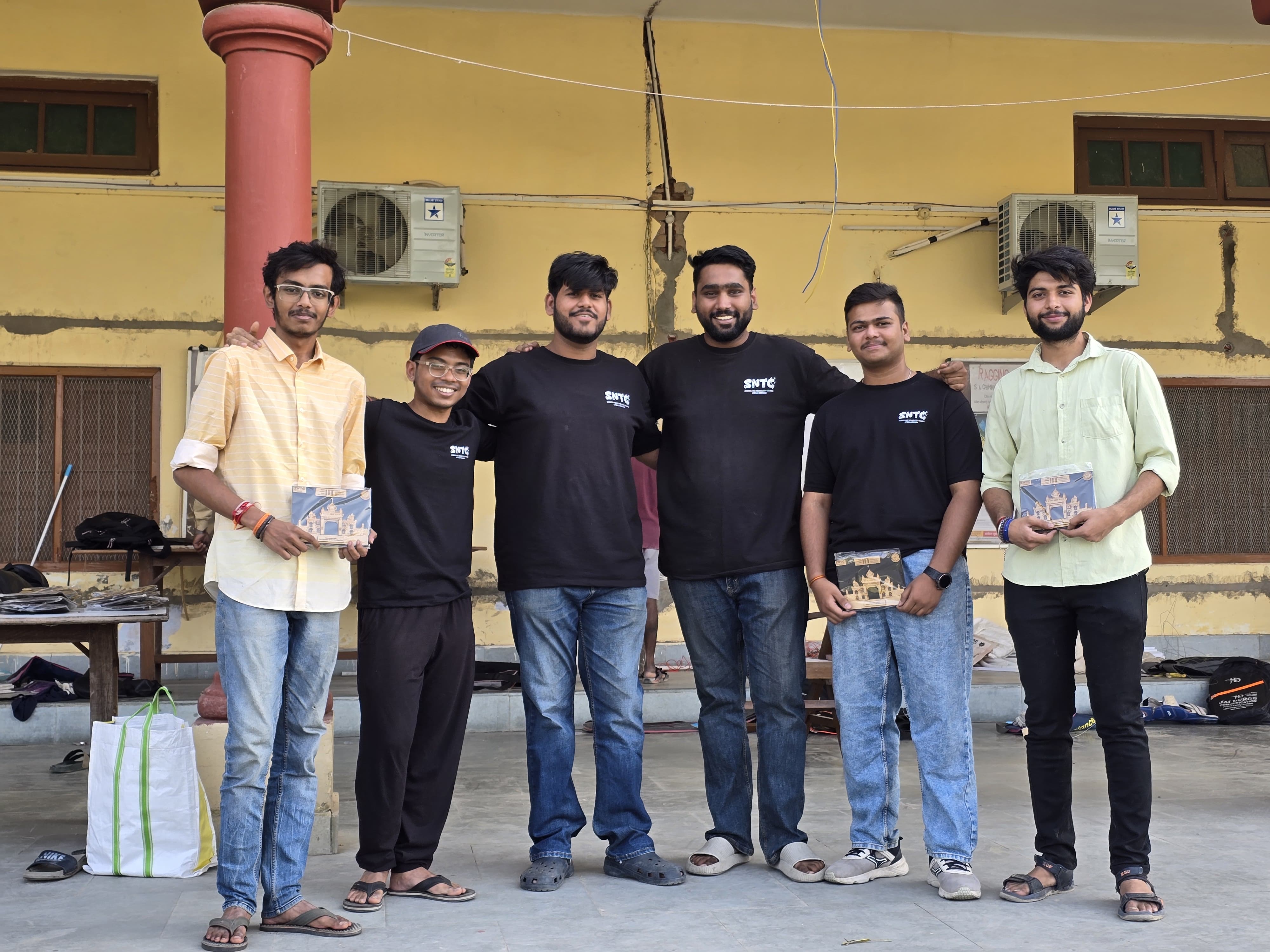 Position of Responsibility (PoR) Ceremony for Aero-Modelling Club leadership.